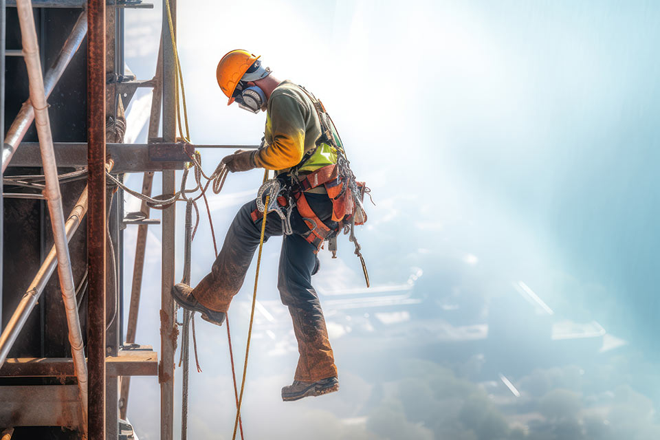 Un spécialiste de l'audit de travaux en hauteur